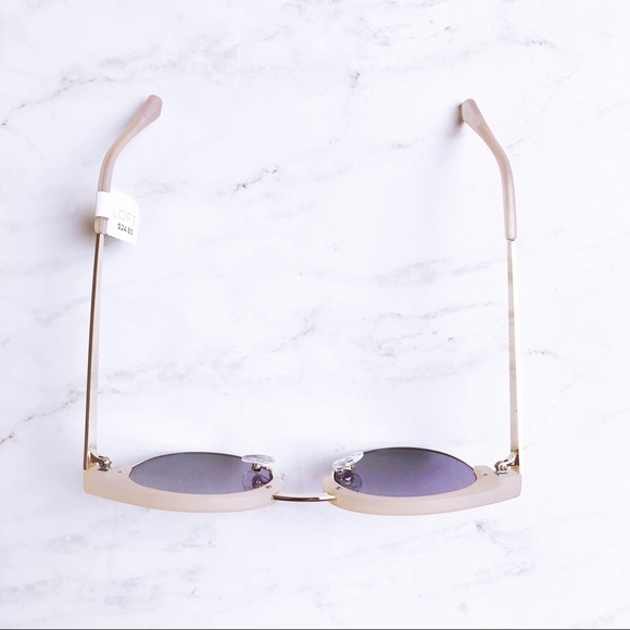 Light Pink Cateye Sunglasses - Picture 3 of 6